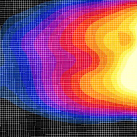 EMF radiation heatmap